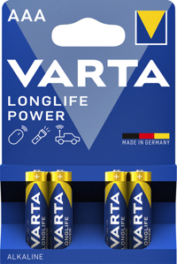 BATTERIJ VARTA LONGLIFE POWER 4XAAA