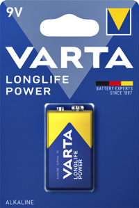 BATTERIJ VARTA LONGLIFE POWER 9V