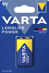 BATTERIJ VARTA LONGLIFE POWER 9V