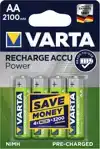 BATTERIJ OPLAADBAAR VARTA AA 2100MAH