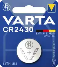 BATTERIJ VARTA CR2430 LITHIUM