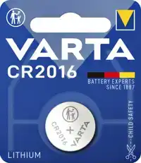 BATTERIJ VARTA CR2016 LITHIUM