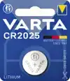 BATTERIJ VARTA CR2025 LITHIUM