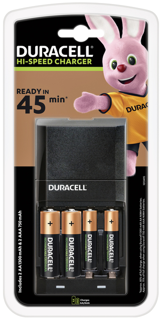 BATTERIJ OPLADER DURACELL CEF 27 INCL 2