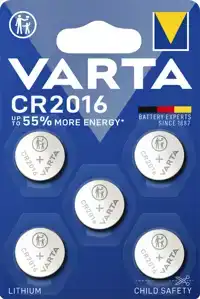 BATTERIJ VARTA CR2016 3V LITHIUM