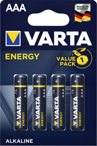 BATTERIJ VARTA ENERGY 4XAAA