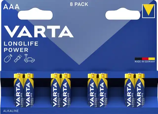 BATTERIJ VARTA LONGLIFE POWER 8XAAA