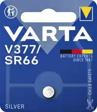 BATTERIJ KNOOPCEL VARTA V377 HORLOGE