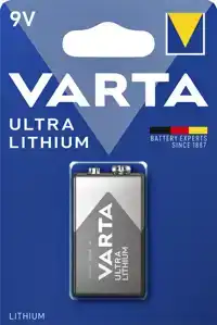 BATTERIJ VARTA 9V LITHIUM PROFESSIONAL