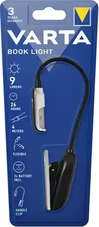 ZAKLAMP VARTA LED BOOK MET 2X CR2032
