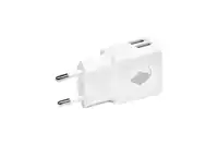 OPLADER GREEN MOUSE USB A 2X 2.4A WIT