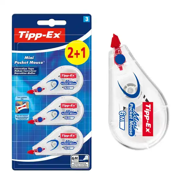 CORRECTIETAPE TIPP-EX MINI POCKET MOUSE