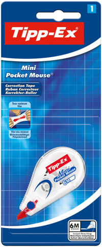 CORRECTIETAPE TIPP-EX MINI POCKET MOUSE