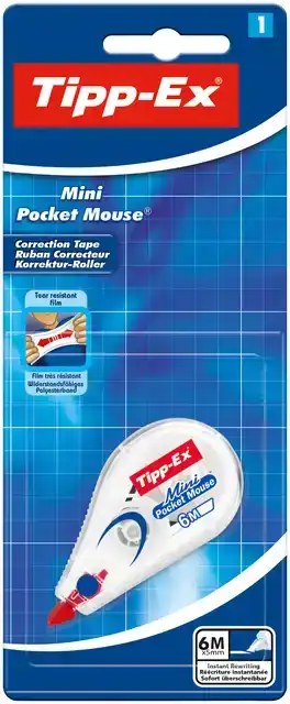 CORRECTIETAPE TIPP-EX MINI POCKET MOUSE