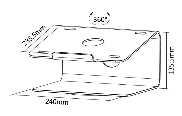 LAPTOPSTANDAARD NEOMOUNTS NSLS050