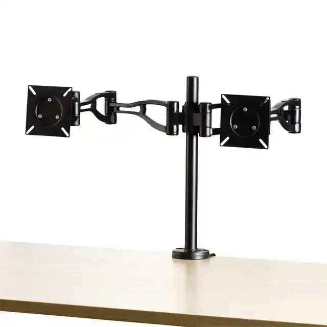 MONITORARM FELLOWES VISTA DUBBEL ZWART