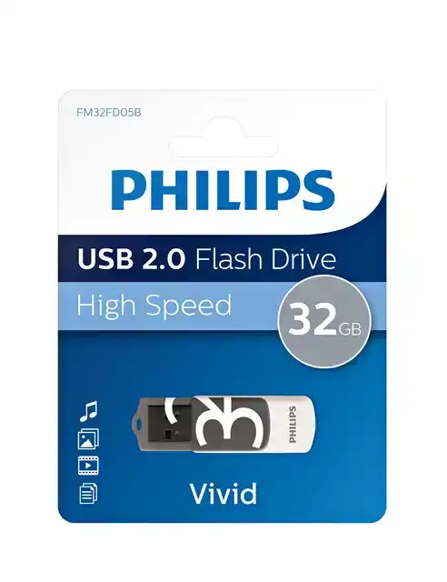 USB STICK 2.0 PHILIPS VIVID EDITION