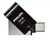 USB STICK 3.1 PHILIPS USB C 2IN1 64GB