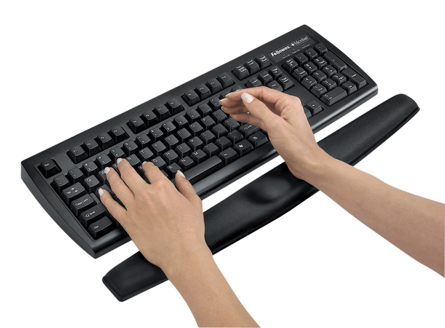 POLSSTEUN FELLOWES MEMORYFOAM ZWART