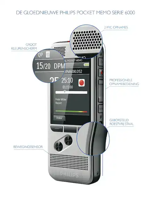 DICTEERAPPARAAT PHILIPS POCKETMEMO
