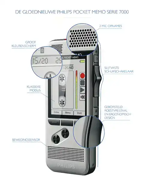 DICTEERAPPARAAT PHILIPS POCKETMEMO