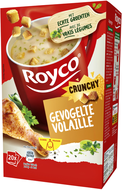 SOEP ROYCO GEVOGELTE MET CROUTONS 20