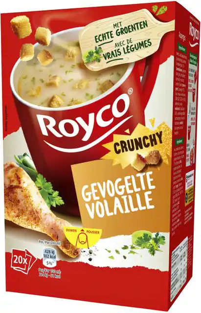 SOEP ROYCO GEVOGELTE MET CROUTONS 20