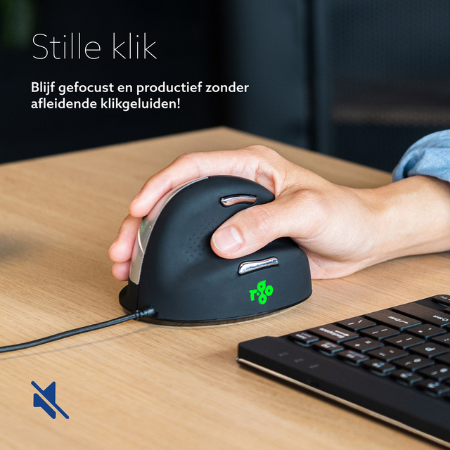 MUIS R-GO ERGONOMISCH HE BREAK DRAAD
