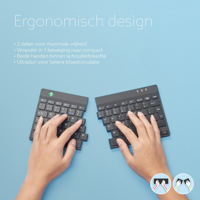 TOETSENBORD R-GO ERGONOMISCH SPLIT