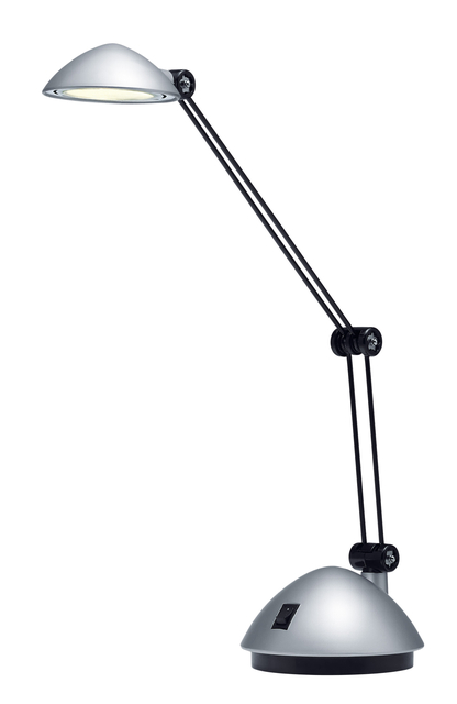 BUREAULAMP HANSA LED SPACE ZILVER