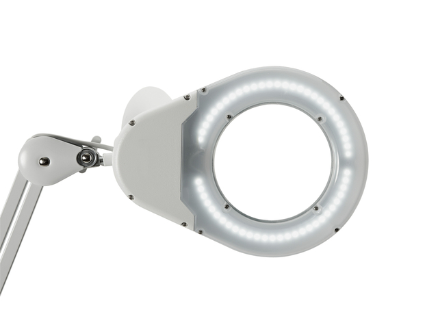 LOEPLAMP MAUL VISO LED TAFELKLEM WIT