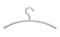 KLEDINGHANGER MAUL ACRYL 460X190MM WIT
