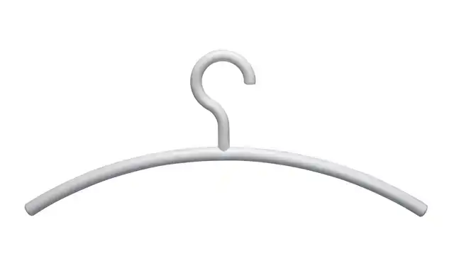 KLEDINGHANGER MAUL ACRYL 460X190MM WIT