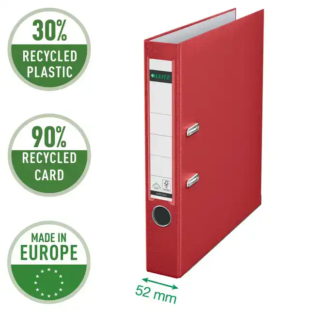 ORDNER LEITZ 1015 180Â° 50MM PP A4 ROOD