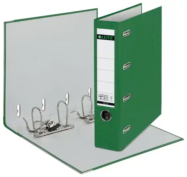 ORDNER LEITZ A4 80MM PP BANK 2MECH