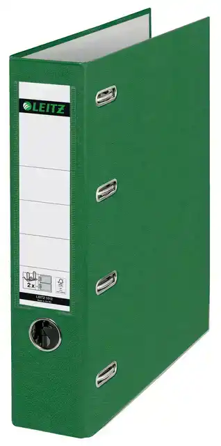 ORDNER LEITZ A4 80MM PP BANK 2MECH