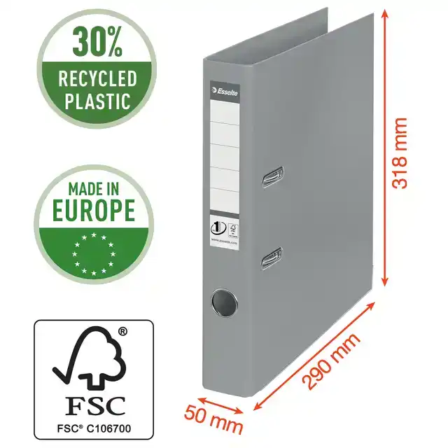 ORDNER ESSELTE NO.1 VIVIDA 50MM RECY PP