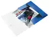ELASTOMAP LEITZ WOW A4 3 KLEP PP BLAUW