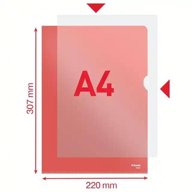 L-MAP ESSELTE STANDAARD A4 0.11MM PP