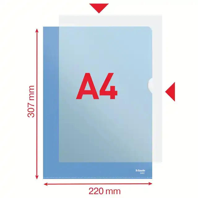 L-MAP ESSELTE STANDAARD A4 0.11MM PP