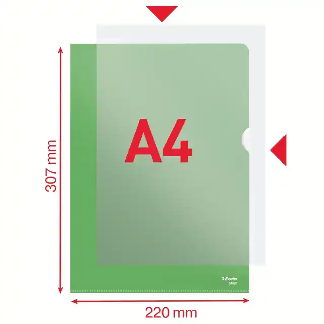 L-MAP ESSELTE STANDAARD A4 0.11MM PP