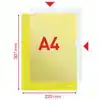 L-MAP ESSELTE STANDAARD A4 0.11MM PP