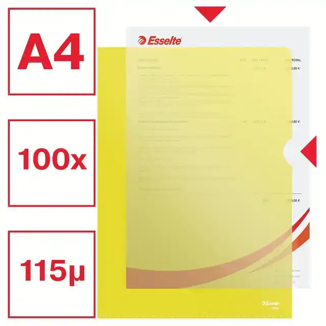 L-MAP ESSELTE STANDAARD A4 0.11MM PP