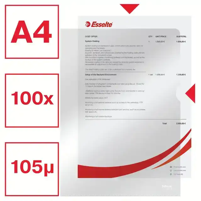 L-MAP ESSELTE STANDAARD COPY SAFE PP A4