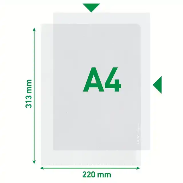 L-MAP LEITZ PREMIUM PP A4 TRANSPARANT