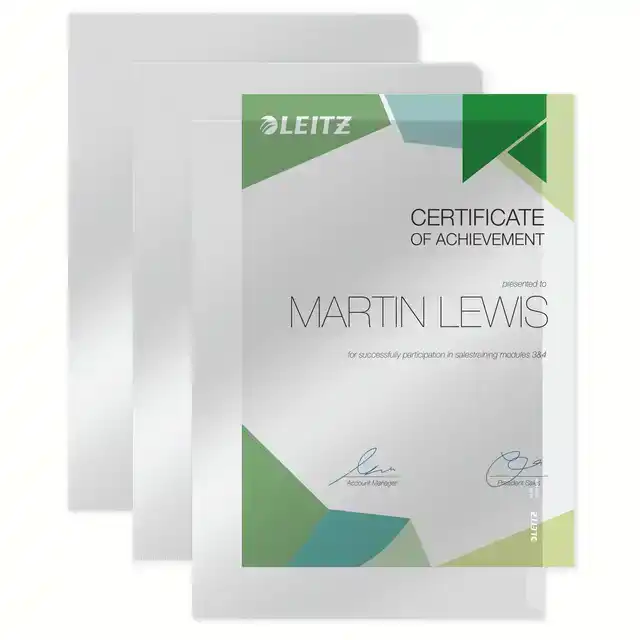 L-MAP LEITZ PREMIUM COPY SAFE PVC A4