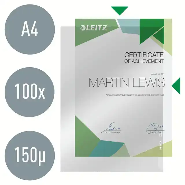 L-MAP LEITZ PREMIUM COPY SAFE PVC A4