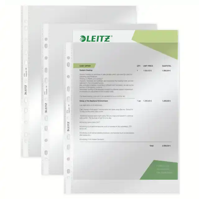 SHOWTAS LEITZ PREMIUM STANDAARD PP A4