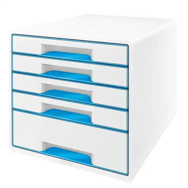 LADENBOX LEITZ WOW 5 LADEN WIT/BLAUW