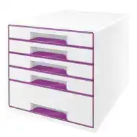 LADENBOX LEITZ WOW LADEN WIT/PAARS